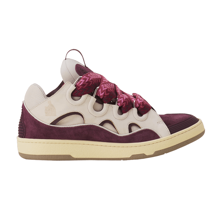 Lanvin Curb Sneaker 'Beige Burgundy'