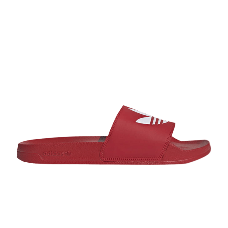 adidas Adilette Lite Slides 'Trefoil Logo - Scarlet'