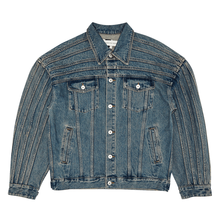 Feng Chen Wang Denim Deconstruction Oversized Jacket 'Blue'