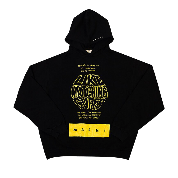 Marni Hooded Sweatshirt 'Black'