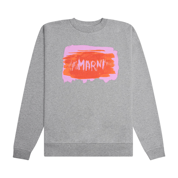Marni Logo Sweatshirt 'Inox'