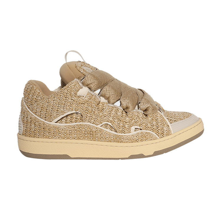 Lanvin Curb Raffia Sneakers 'Natural'