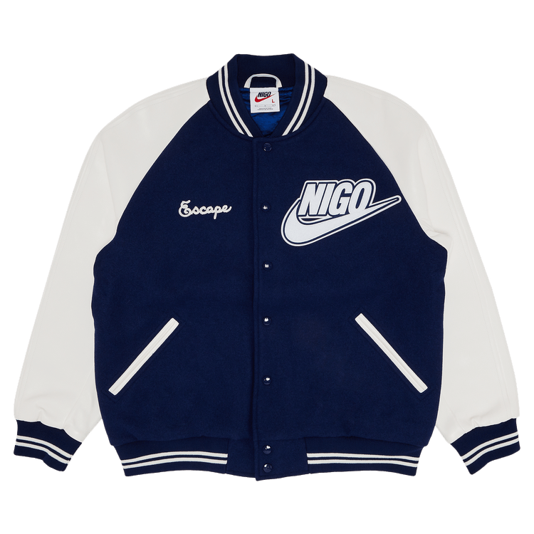 Nike x Nigo NRG Varsity Jacket 'Navy'