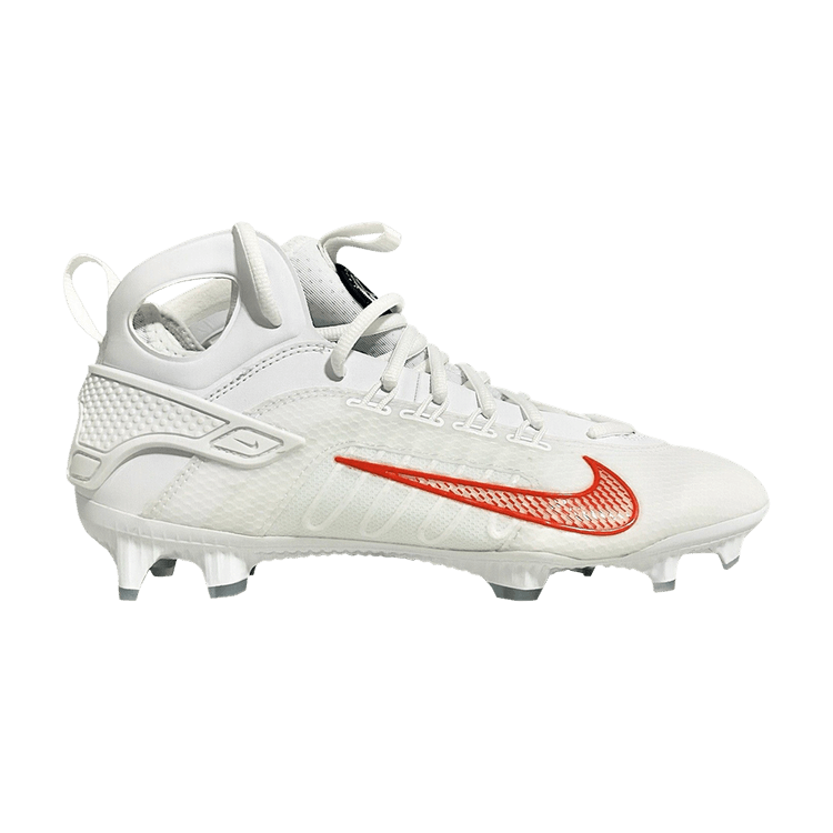 Nike Huarache 9 Elite Mid LAX TB 'White Light Crimson'