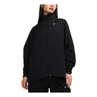 (WMNS) Nike Sportswear Collection Oversized Repel Zip Jacket 'Black White'