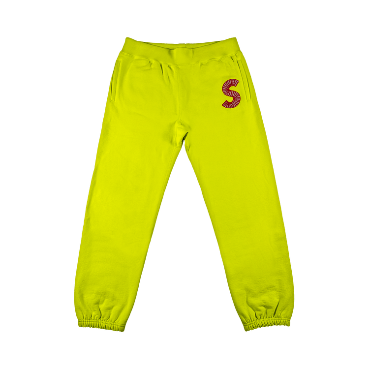 Supreme S Logo Sweatpant 'Acid Green'