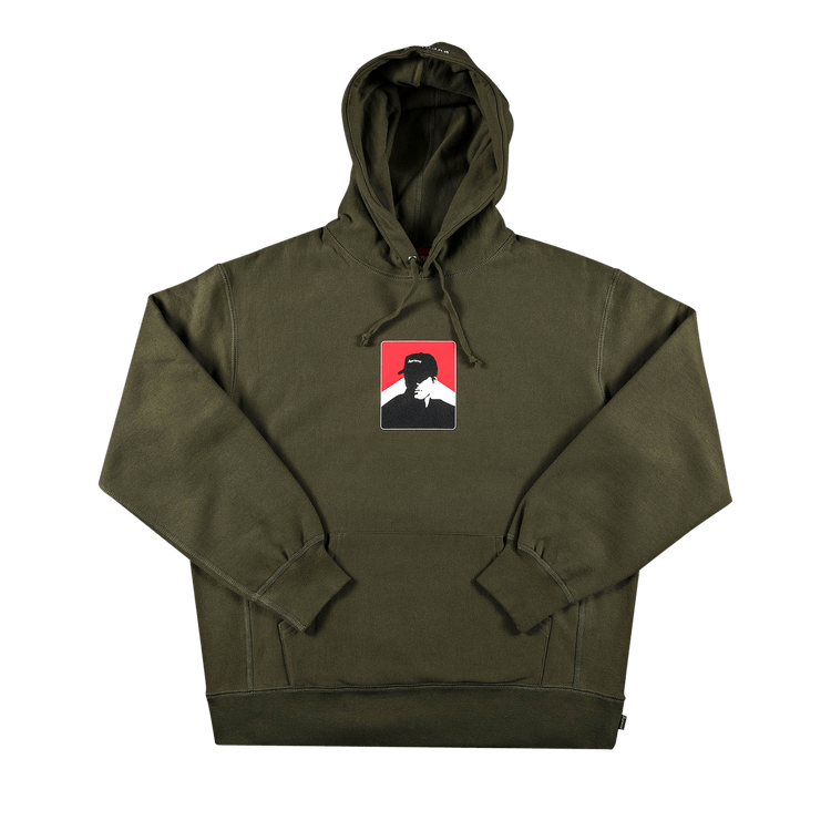 Supreme Portrait Hooded Sweatshirt 'Dark Olive'