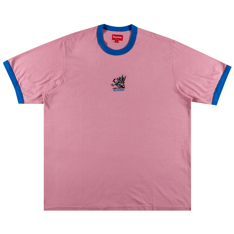 Supreme Dragon Ringer Tee 'Rose'