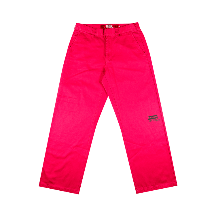 Supreme x Junya Watanabe x Comme des Garçons MAN Printed Work Pant 'Bright Pink'