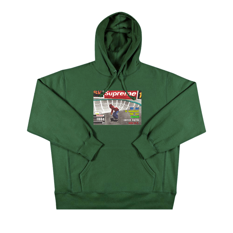 Supreme x Thrasher Hooded Sweatshirt 'Green'