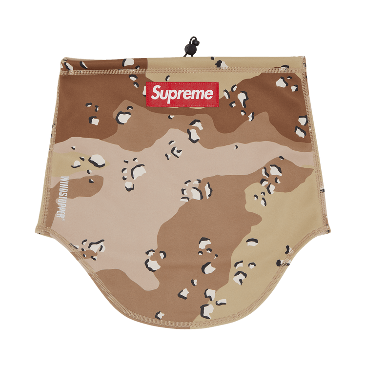 Supreme x WINDSTOPPER Neck Gaiter 'Chocolate Chip Camo'