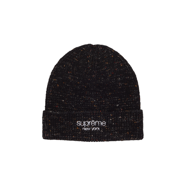 Supreme Rainbow Speckle Beanie 'Black'
