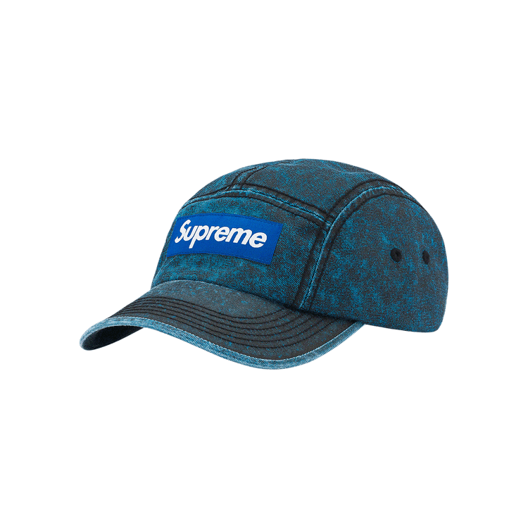 Supreme Washed Cordura Camp Cap 'Royal'