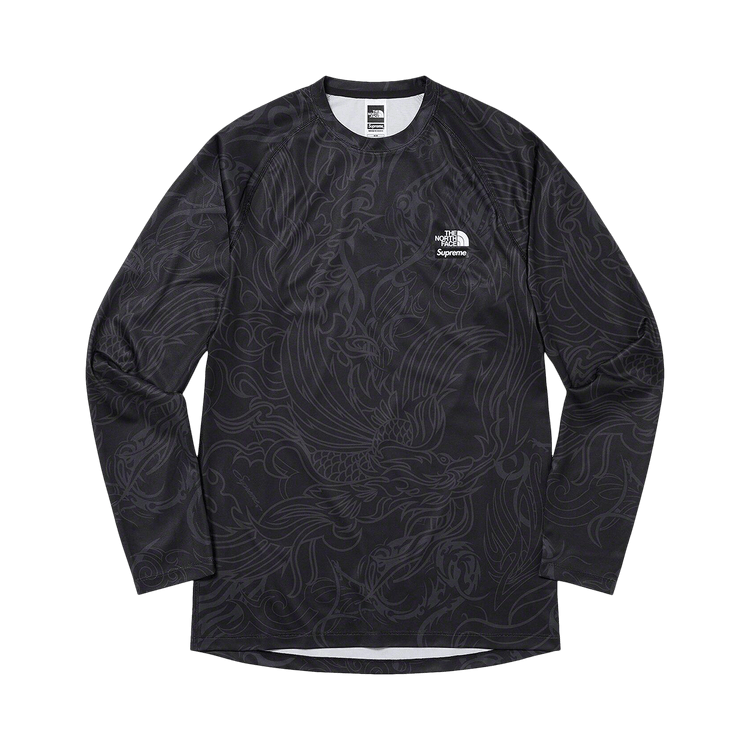 Supreme x The North Face Base Layer Long-Sleeve Top 'Black Dragon'