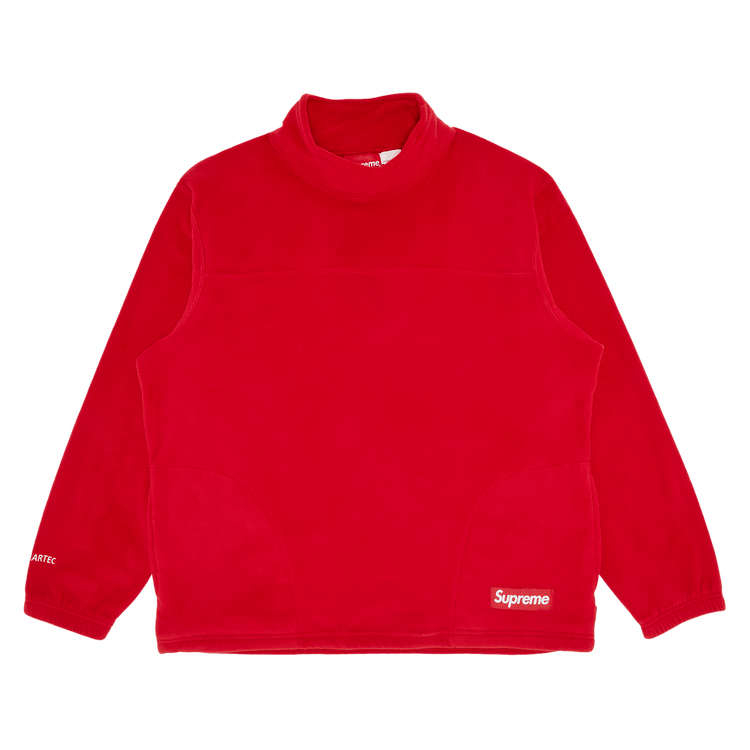 Supreme x Polartec Mock Neck Pullover 'Red'