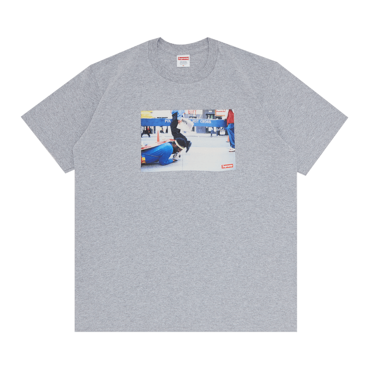 Supreme x Pope.L Training Crawl Tee 'Heather Grey'