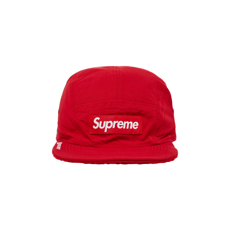 Supreme Polartec Shearling Reversible Camp Cap 'Red'