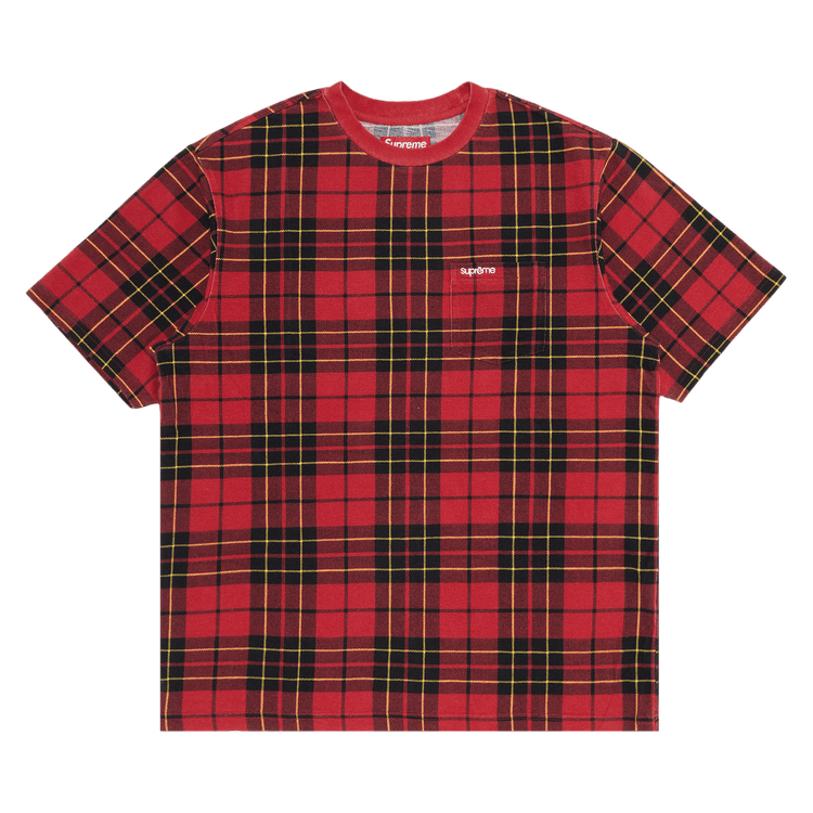 Supreme Short-Sleeve Pocket Tee 'Plaid'