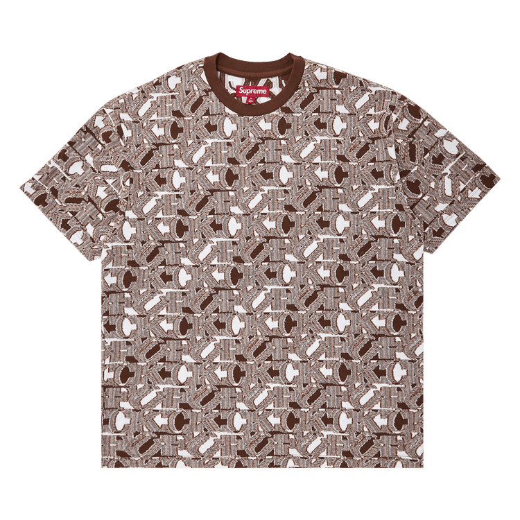 Supreme Fuck Intarsia Short-Sleeve Top 'Brown'
