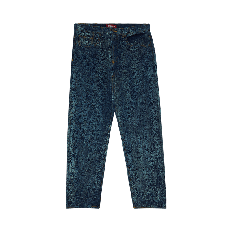 Supreme Crackle Regular Jean 'Blue'