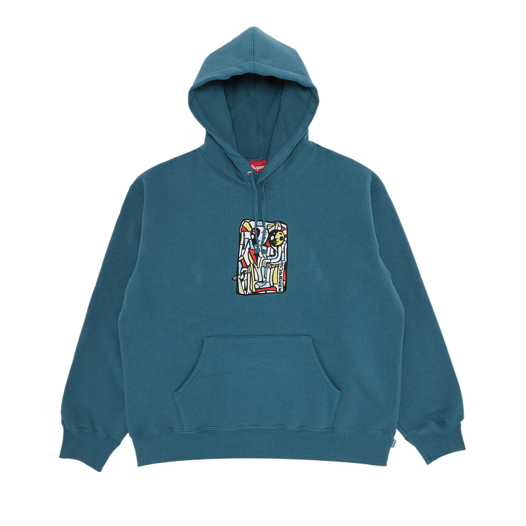 Supreme Neil Blender Mosaic Hooded Sweatshirt 'Slate'