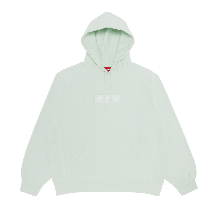 Supreme Box Logo Hooded Sweatshirt 'Light Green'