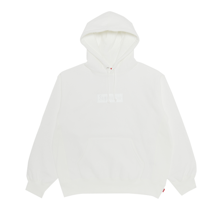 Supreme Box Logo Hooded Sweatshirt 'White'