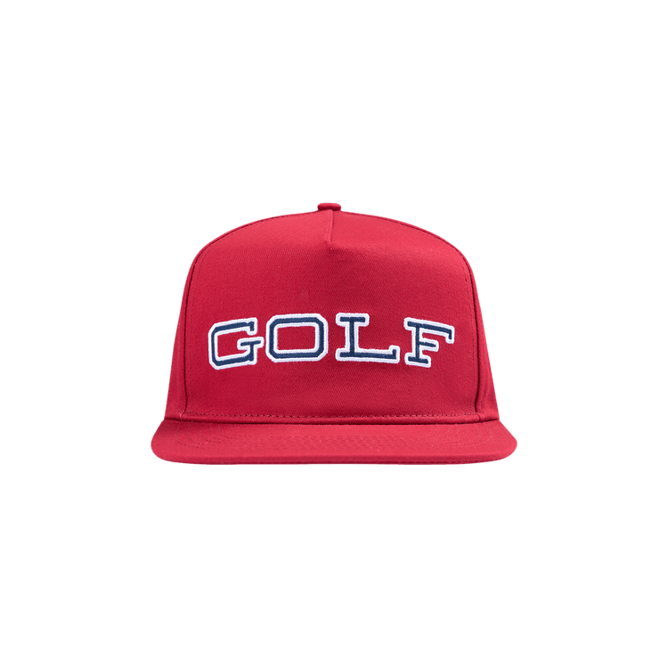 GOLF WANG State 5 Panel Hat 'Dark Red'