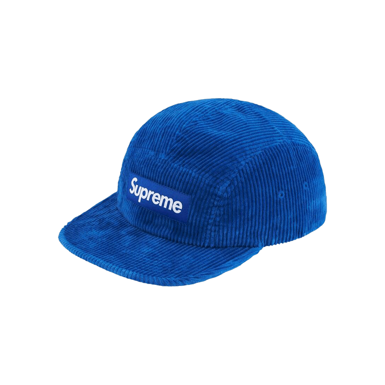 Supreme Corduroy Camp Cap 'Royal'
