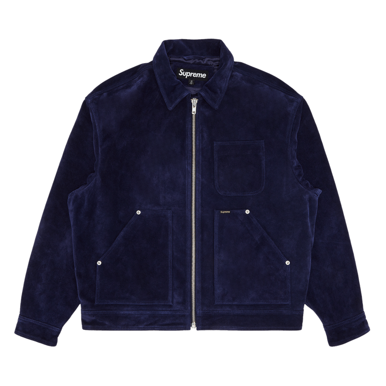 Supreme Suede Work Jacket 'Blue'
