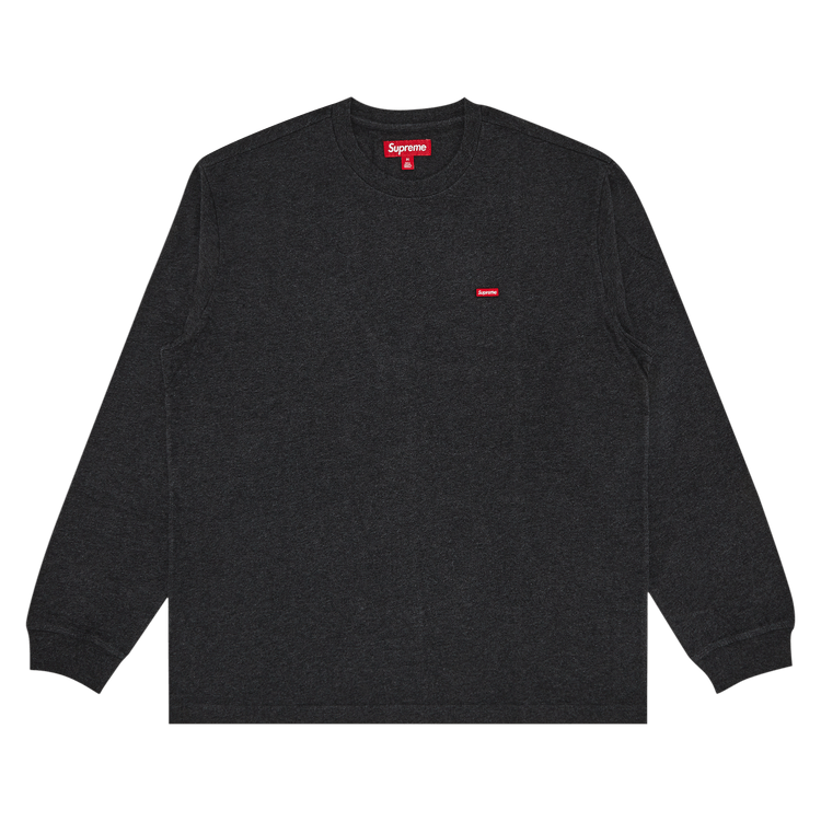Supreme Small Box Long-Sleeve Tee 'Charcoal'