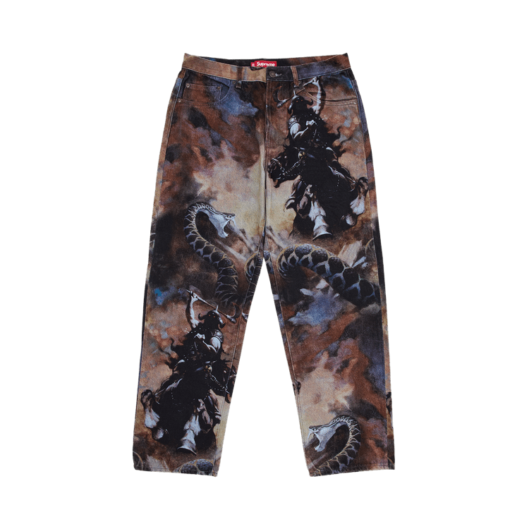 Supreme x Frank Frazetta Loose Fit Jean 'Multicolor'