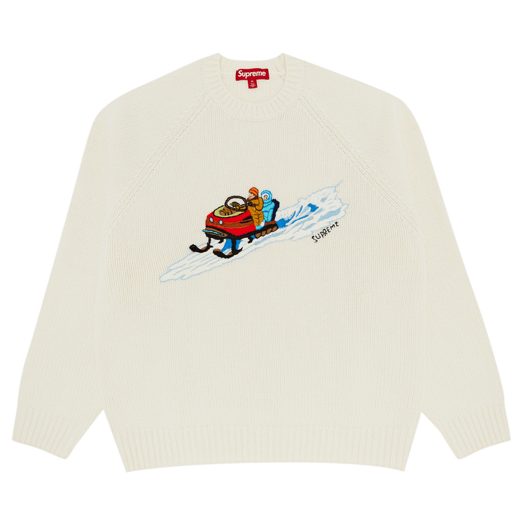 Supreme Snowmobile Sweater 'Stone'