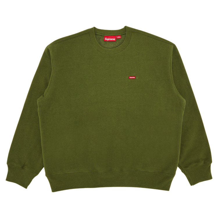 Supreme Small Box Crewneck 'Olive'