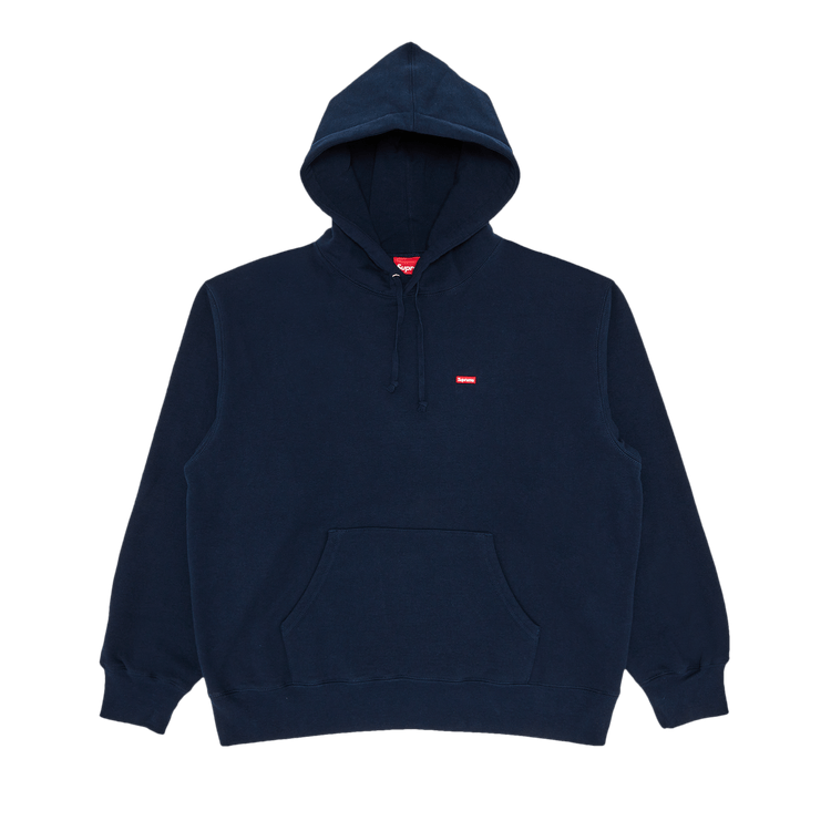 Supreme Small Box Hooded Sweatshirt 'Navy'