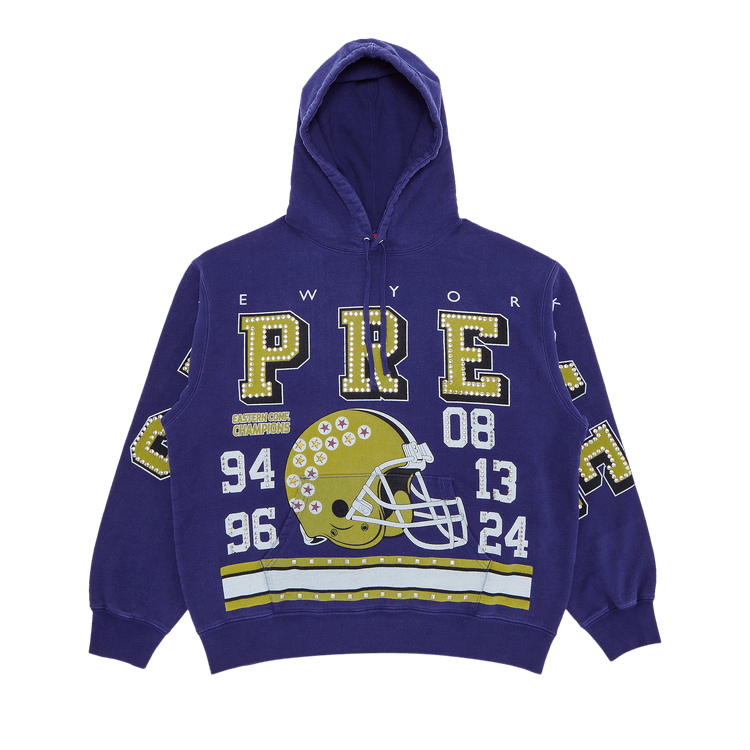 Supreme Champions Studded Hooded Sweatshirt 'Dark Royal'