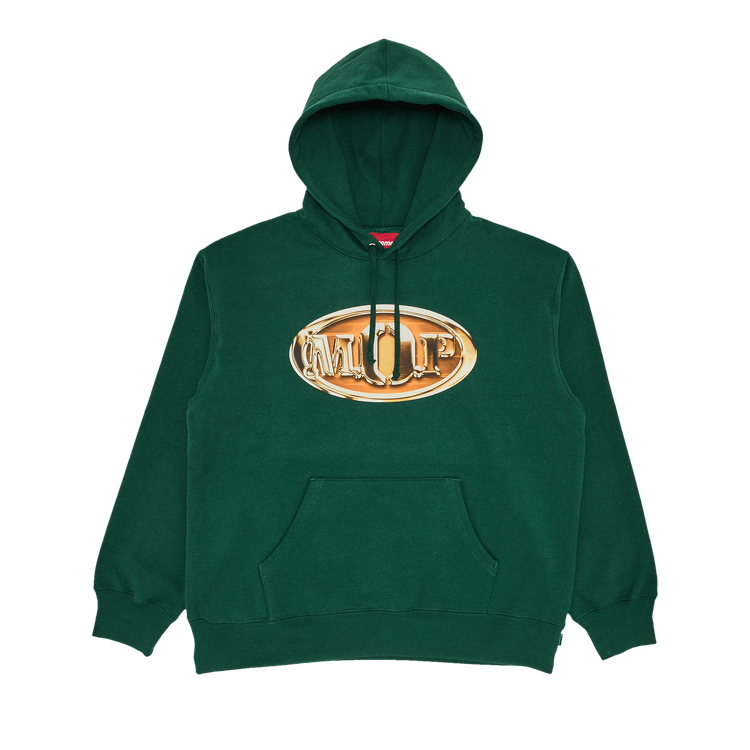 Supreme M.O.P. Hooded Sweatshirt 'Dark Green'