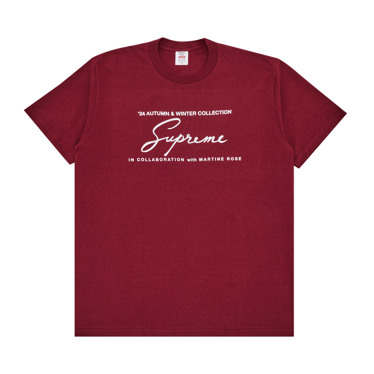 Supreme x Martine Rose Tee 'Cardinal'