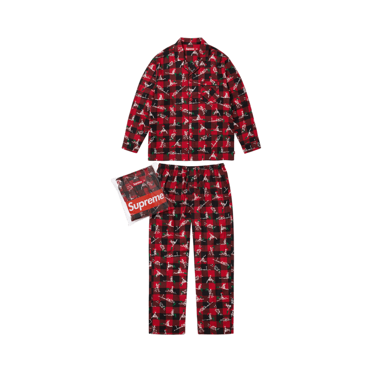 Supreme Holiday Pajama Set 'Plaid'