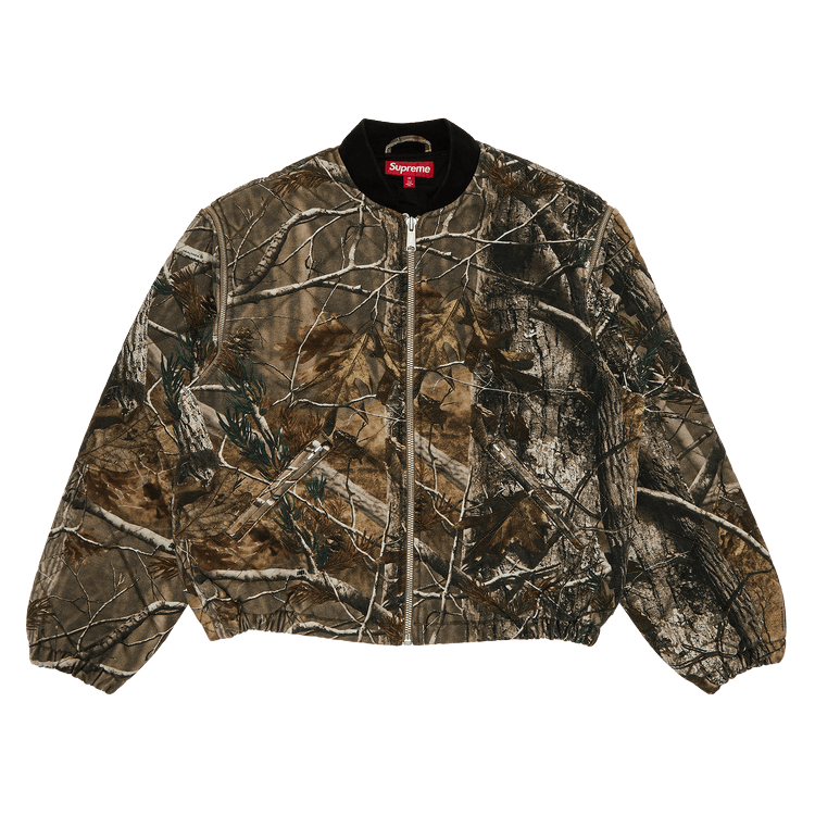 Supreme Zip-Off Sleeve Quilted Bomber Jacket 'Realtree AP Camo'