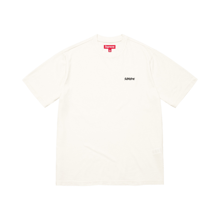 Supreme Washed Short-Sleeve Top 'White'