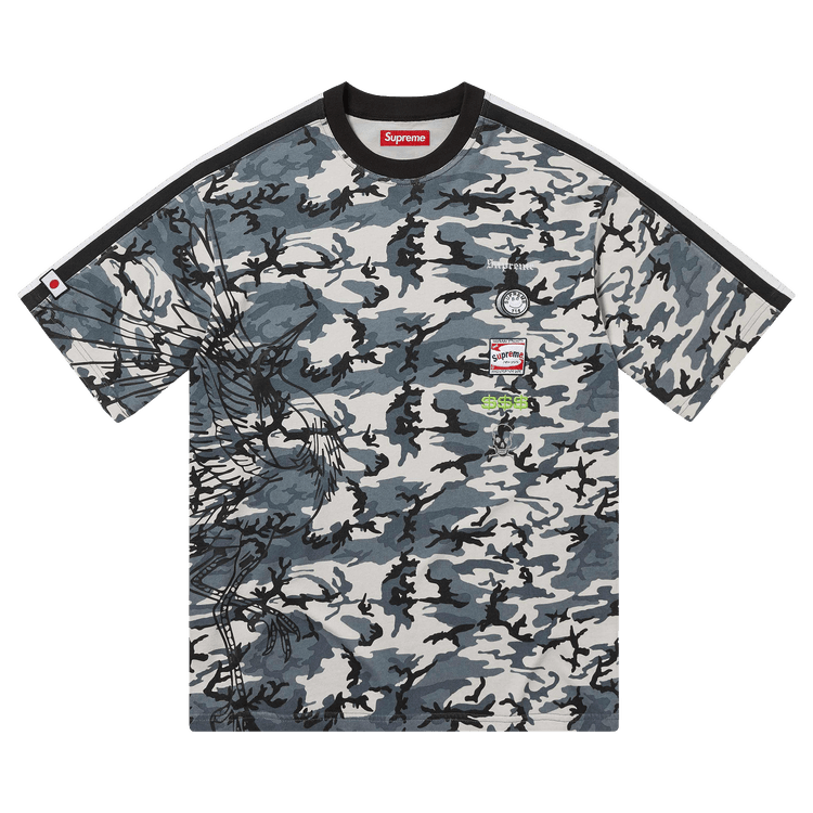 Supreme Crane Short-Sleeve Top 'Black Camo'