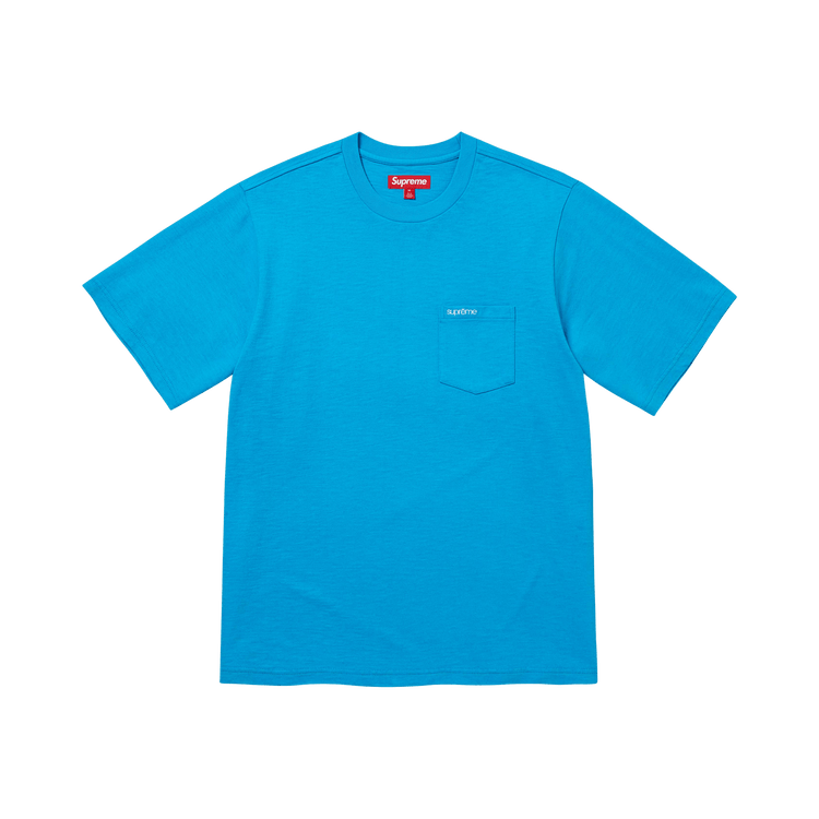Supreme Short-Sleeve Pocket Tee 'Bright Blue'
