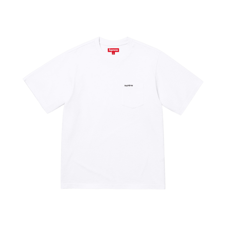 Supreme Short-Sleeve Pocket Tee 'White'