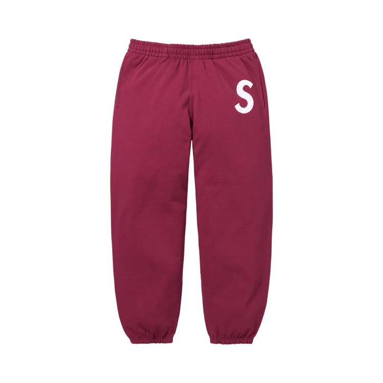 Supreme S Logo Sweatpant 'Raspberry'