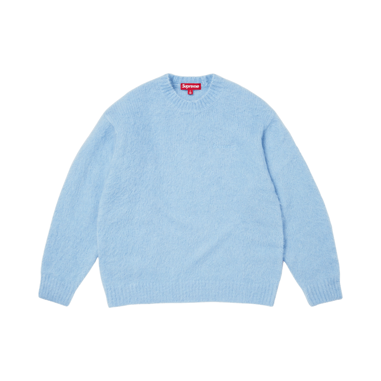 Supreme Brushed Mohair Sweater 'Light Blue'
