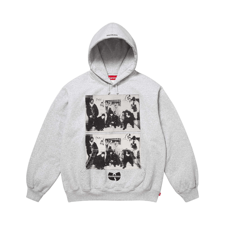 Supreme x Wu-Tang Clan Hooded Sweatshirt 'Ash Grey'