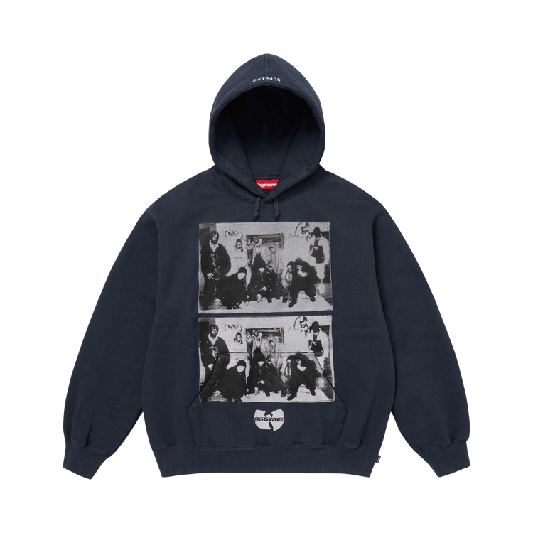 Supreme x Wu-Tang Clan Hooded Sweatshirt 'Navy'