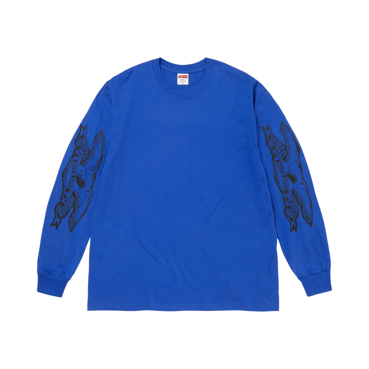 Supreme x Antihero Eagle Long-Sleeve Tee 'Royal'