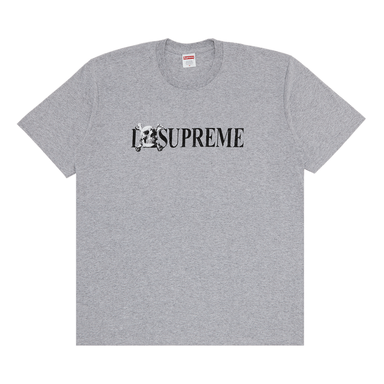 Supreme Skull Tee 'Heather Grey'